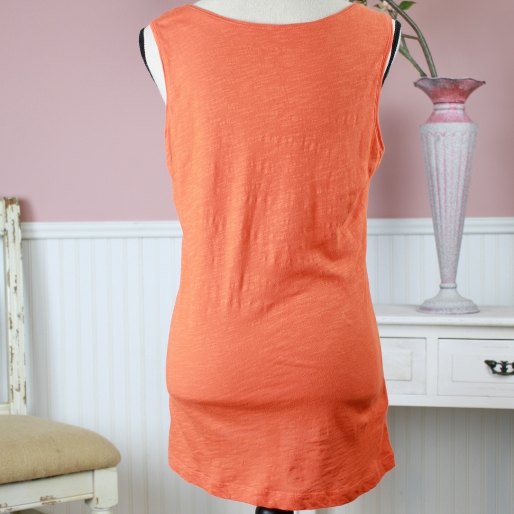 Eddie Bauer Orange Tank Top Size M - Picture 4 of 4